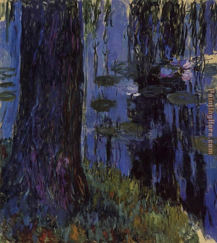 Weeping Willow and Water-Lily Pond 1 painting - Claude Monet Weeping Willow and Water-Lily Pond 1 art painting